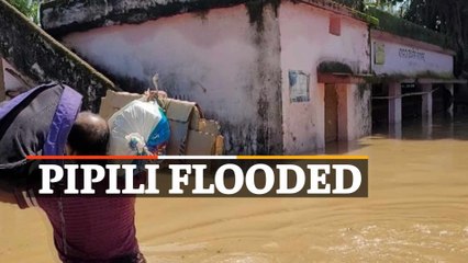 Flooding In Pipili Area Of Puri In Odisha