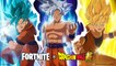 Fortnite x Dragon Ball met en scène Son Goku, Vegeta, Bulma et Beerus !