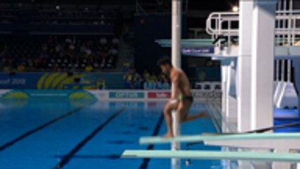 Amsyar Azman | Terjun | 1M Papan Anjal | R6 | Sukan Komanwel 2018 | Astro Arena