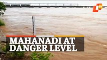 Flood In Odisha  Mahanadi flowing over danger level near Mundali