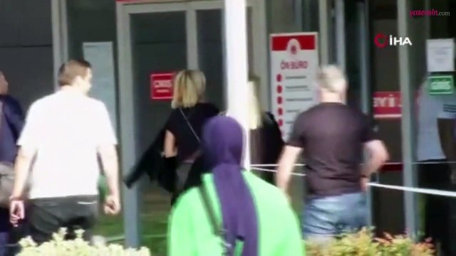 Öldürülen eşinin mahkemesine gelen Ece Erken'in zor anları! Baygınlık geçirdi...