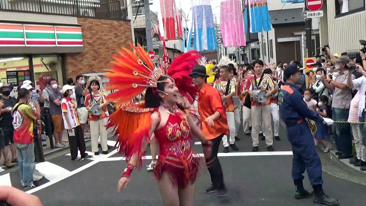 【2022/8/6】第25回としま七夕祭りサンバパレード 　2回目　１
