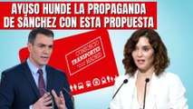 Isabel Díaz Ayuso hunde la propaganda de Pedro Sánchez: rebaja al 50% el abono transporte