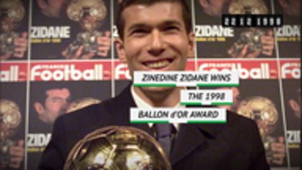 ON THIS DAY: Football: Zidane wins Ballon d'Or