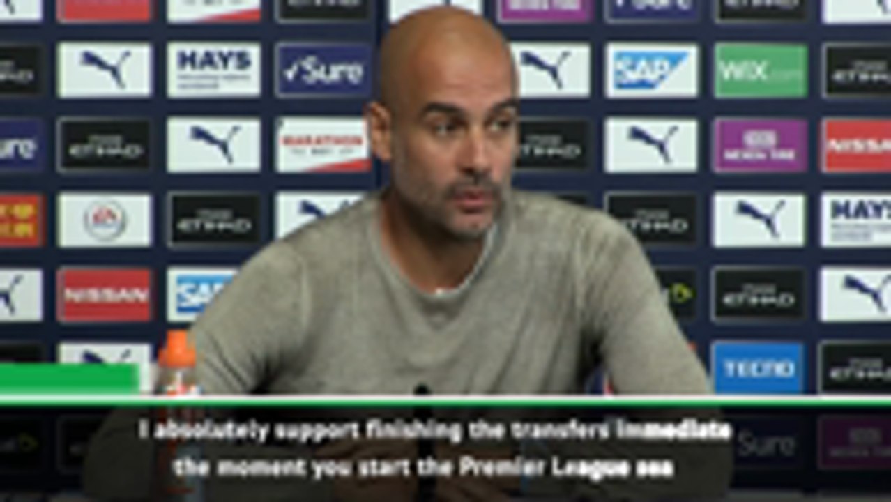 Transfer windows should close at the same time - Guardiola