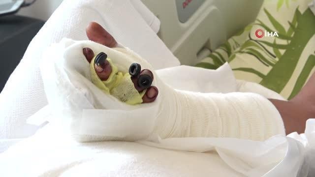 Kopan 3 parmağını poşete koyarak hastaneye koştu, ameliyatla sağlığına kavuştu