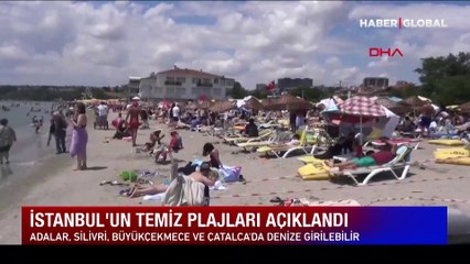 İstanbul'un temiz plajları açıklandı