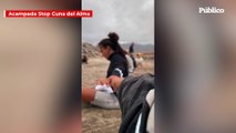 Vídeo | Encadenados para frenar un macroproyecto turístico en Tenerife