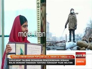 Google umum carian popular 2014, AWANI di tangga ke-4