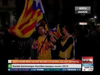 Keputusan beri laluan mudah Catalonia keluar Sepanyol