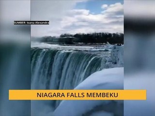#Bualan 25 Jan: Niagara Falls membeku