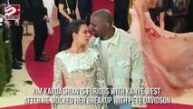 Kim Kardashian Furious With Kanye West For Mocking Pete Davidson Split