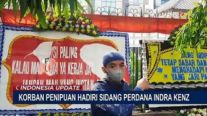 Datangi PN Tangerang, Korban Penipuan Indra Kenz Ngamuk dan Rusak Karangan Bunga