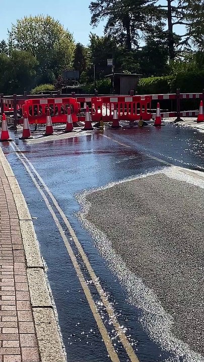 Water leak in Cuckfield as hosepipe ban comes in across parts of Sussex