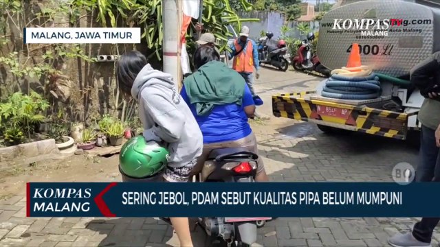PDAM Sebut Pipa Kerap Jebol Karena Tidak Kuat Tahan Tekanan Air