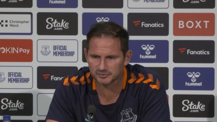 Lampard on Everton new signings and Villa away