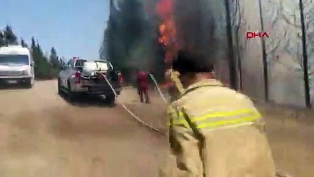 O kentten kötü haber orman yangını başladı
