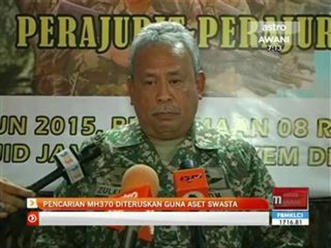 Pencarian MH370 diteruskan guna aset swasta