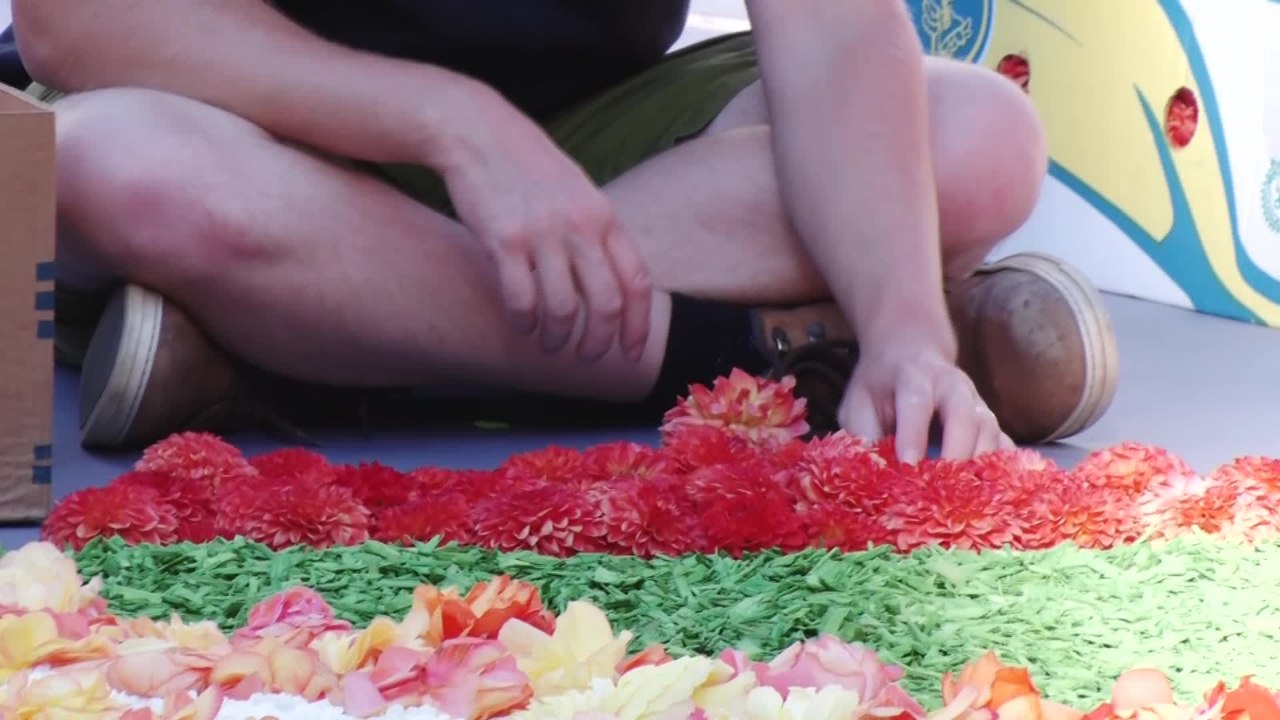 Tapis de fleur