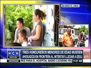 Tres niños hondureños mueren ahogados en Guatemala (1)
