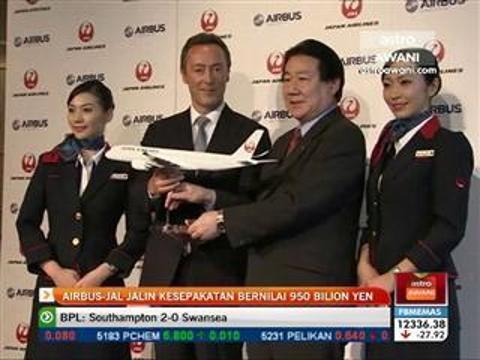 Airbus - JAL jalin kesepakatan nilai 950 bilion yen