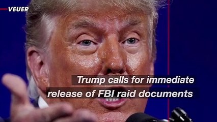 Trump Calls For "Immediate Release" of FBI Raid Documents