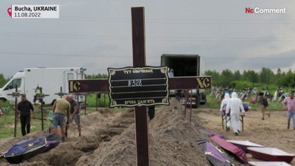 11 unidentified civilians buried in Bucha after Russian occupation