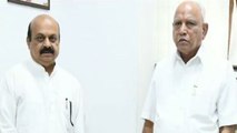 CM Basavaraj Bommai meets Yediyurappa amid speculation of change of guard in Karnataka