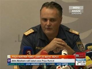 Polis Austria temui lebih 20 mayat reput