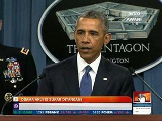 Barack Obama akui IS sukar ditangani