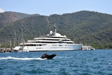 Muğla haberleri! Rus milyarder Abramoviç'in yatı "Eclipse" Marmaris'te
