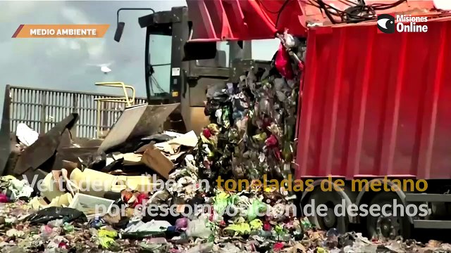 Basurales a cielo abierto liberan gan cantidad de metano
