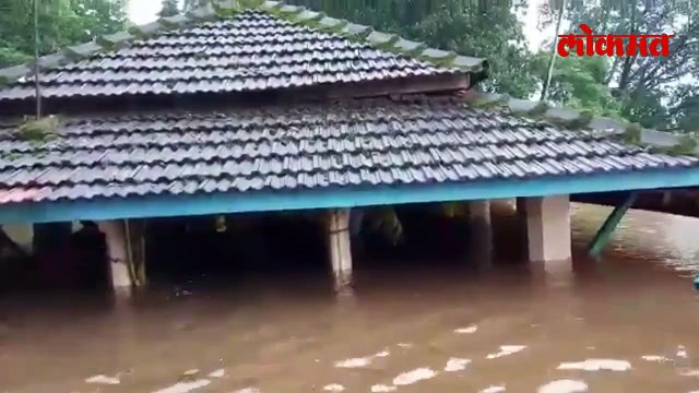 मंदिर पुराच्या पाण्यात हरिनाम सप्ताहात पडला खंड