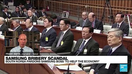 South Korea pardons Samsung boss : '‘It was widely anticipated’