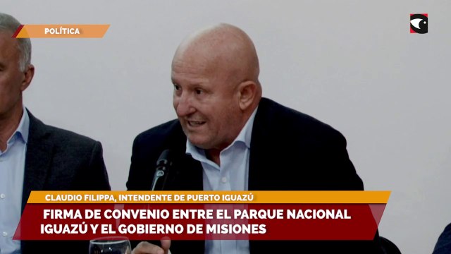 Firma de convenio entre el Parque Nacional Iguazú y el Gobierno de Misiones
