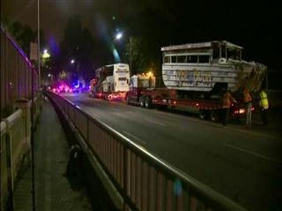Four students killed after tour buses collide on Seattle bridge