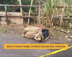 Mayat diikat kabel ditemui dalam beg pakaian