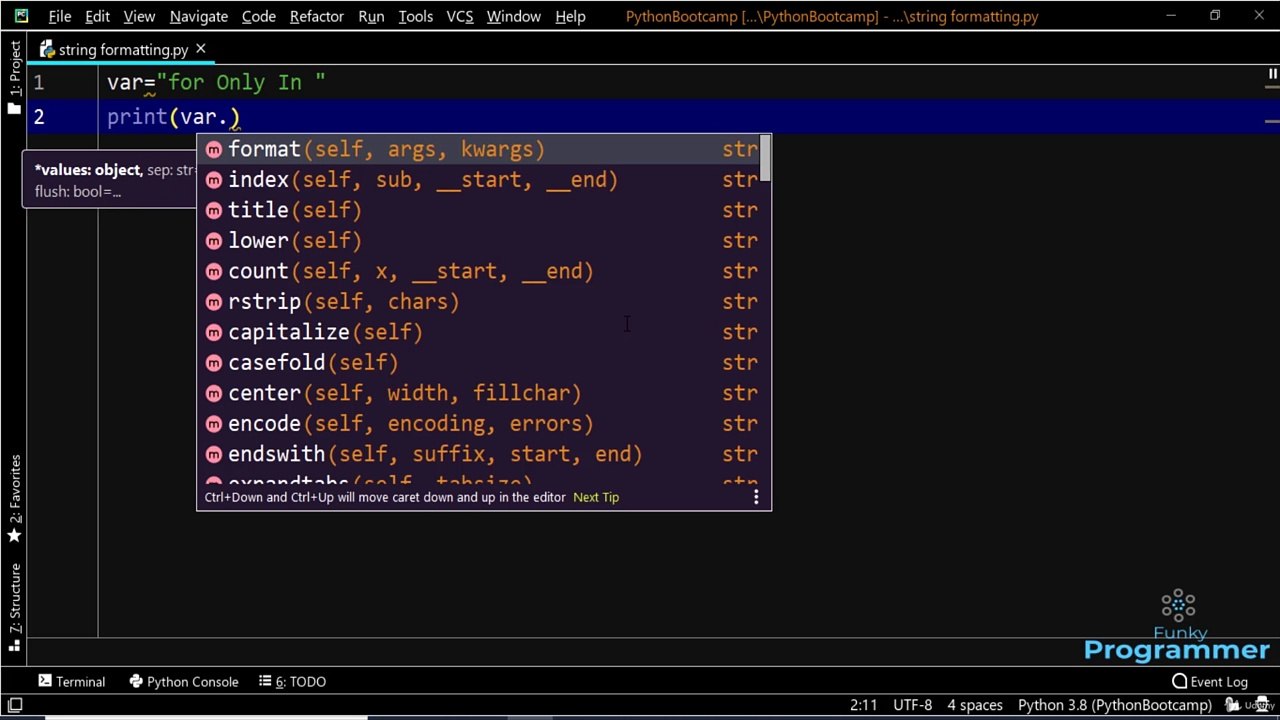 String Format Method