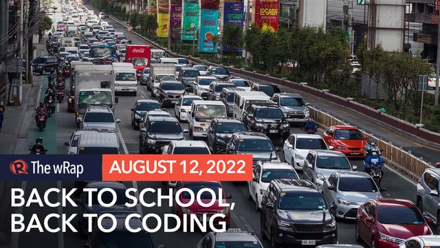 Back to school, back to number coding traffic scheme in Metro Manila on August 15