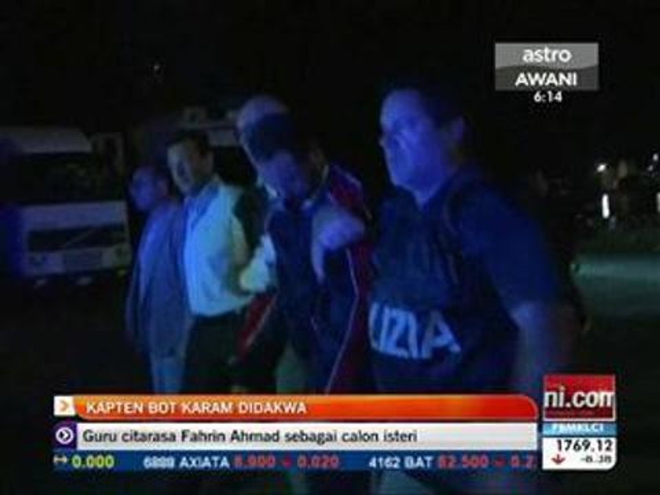 Kapten bot karam didakwa