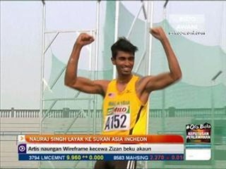 Nauraj Singh layak ke Sukan Asia Incheon