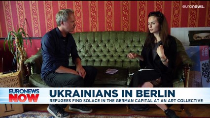 Ukraine war: Refugees find solace at a Berlin art collective