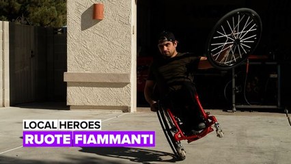 Il folle atleta che ha portato la sua sedia a rotelle all'estremo