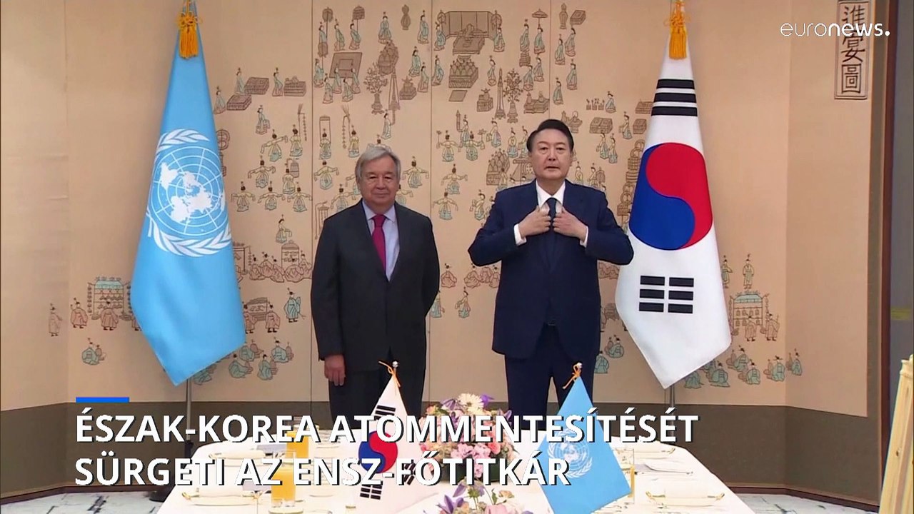 Észak-Korea teljes atomfegyver-mentesítését sürgette az ENSZ-főtitkár