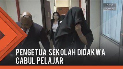 Pengetua sekolah didakwa cabul empat pelajar