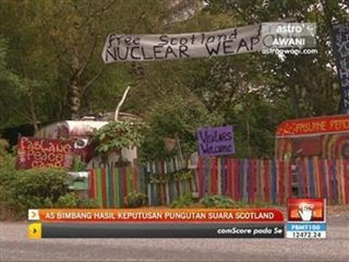 AS bimbang hasil keputusan pungutan suara Scotland