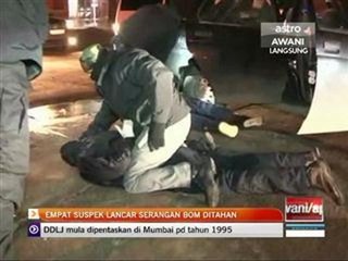 Empat suspek lancar serangan bom ditahan