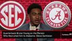 Quarterback Bryce Young on the Person Who Recruited him to Alabama: Steve Sarkisian