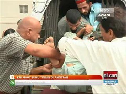 838 maut suhu tinggi di Pakistan