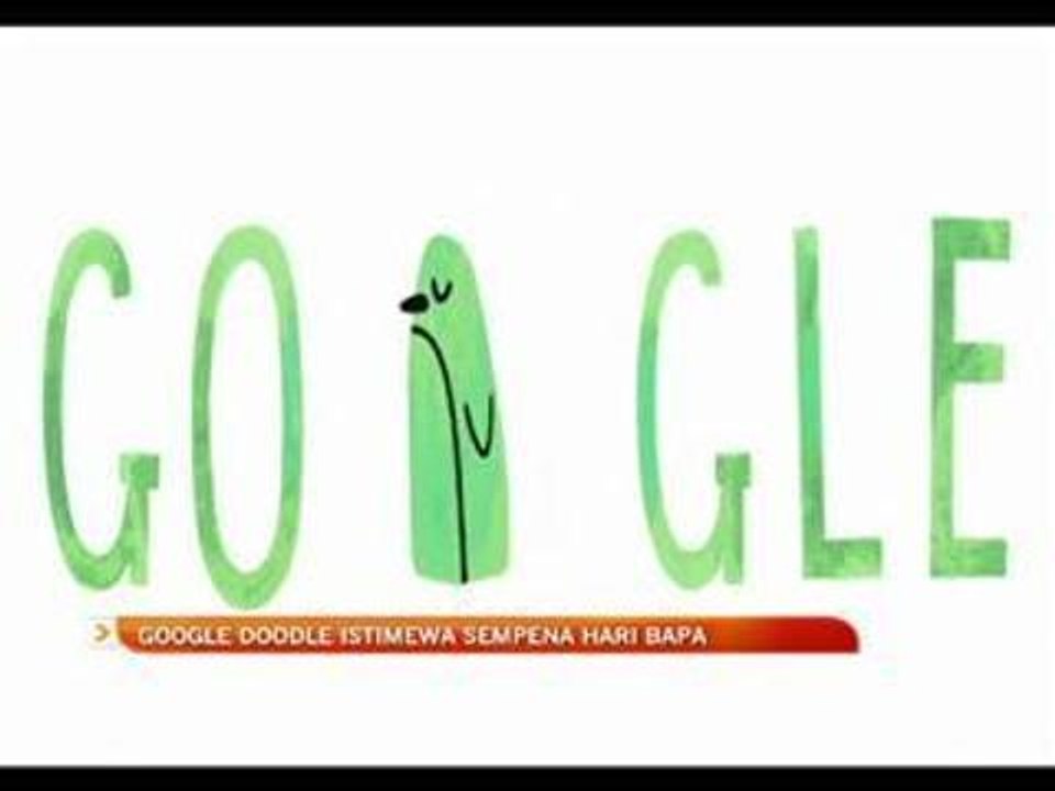 Google doodle istimewa sempena Hari Bapa